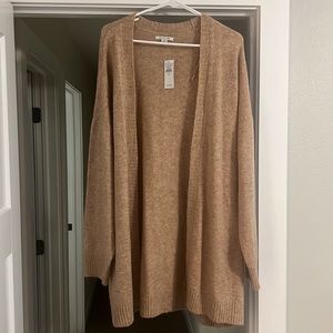 Tan American Eagle cardigan